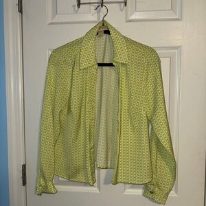 MICHAEL Michael Kors Lime Patterned Shirt Jacket